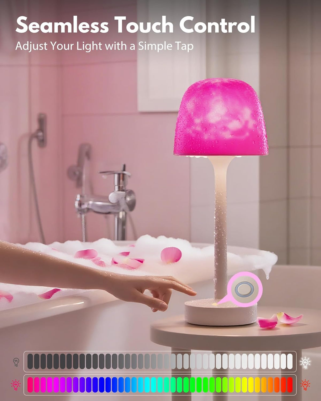 Waterproof Shower Lamp | 16 Color LED Bathroom Ambient Light